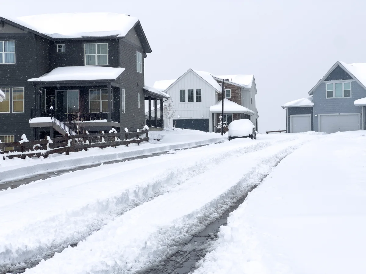 HOA road snow removal in Salida, CO