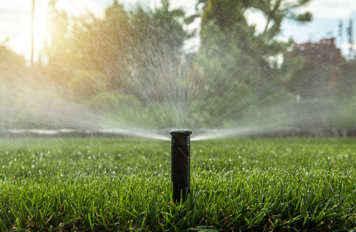 spring sprinkler start-up in Salida, CO