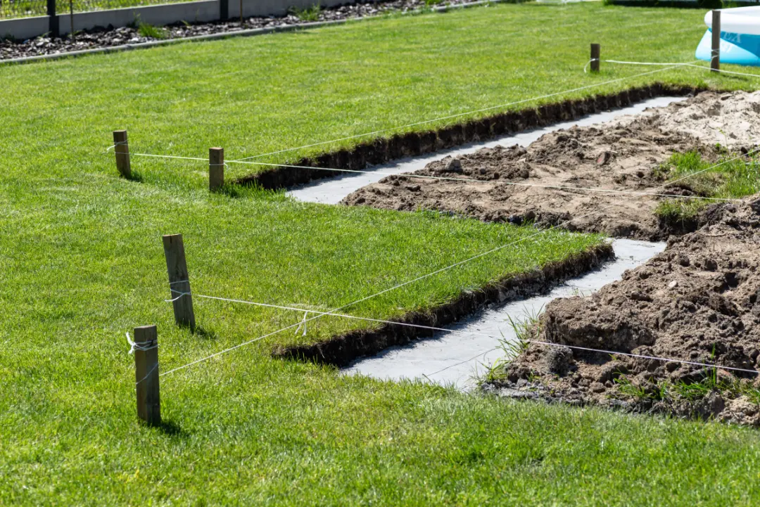sprinkler line trenching in Salida, CO